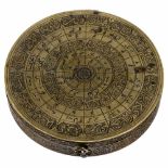 Islamic Brass Qibla IndicatorProbably production period end of 18th up to beginning of 19th century,