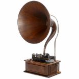 Edison Triumph Phonograph with Music Master Horn, c. 1905For 2-minute cylinders, serial no. 72487,