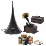 Edison Standard Phonograph, c. 1908Serial no. 3395209, 2-minute gearing, model C reproducer, with