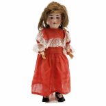 Bisque Child Doll by Franz Schmidt & Co., c. 1910Incised "S & C, Made in Germany, 4/58". With open