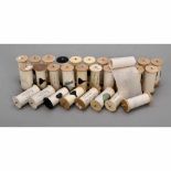 29 Paper Rolls for Trumpet Organs33 notes, suitable for Bacigalupo and Bruns organs, 5 4/5 in. wide,