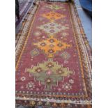 A kilim rug, 145 x 360cm