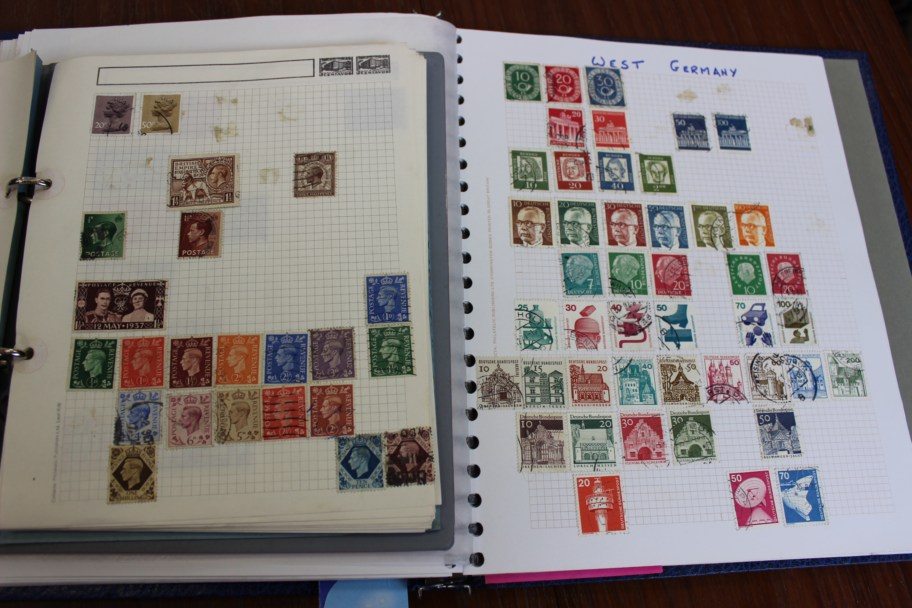 Worldwide albums of stamps together with an album of 70/80's first day covers and some loose - Image 2 of 2