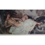 Sir William Russell Flint R.A, P.P.R.W.S. (Scottish, 1880-1969)Reclining NudeColour reproduction