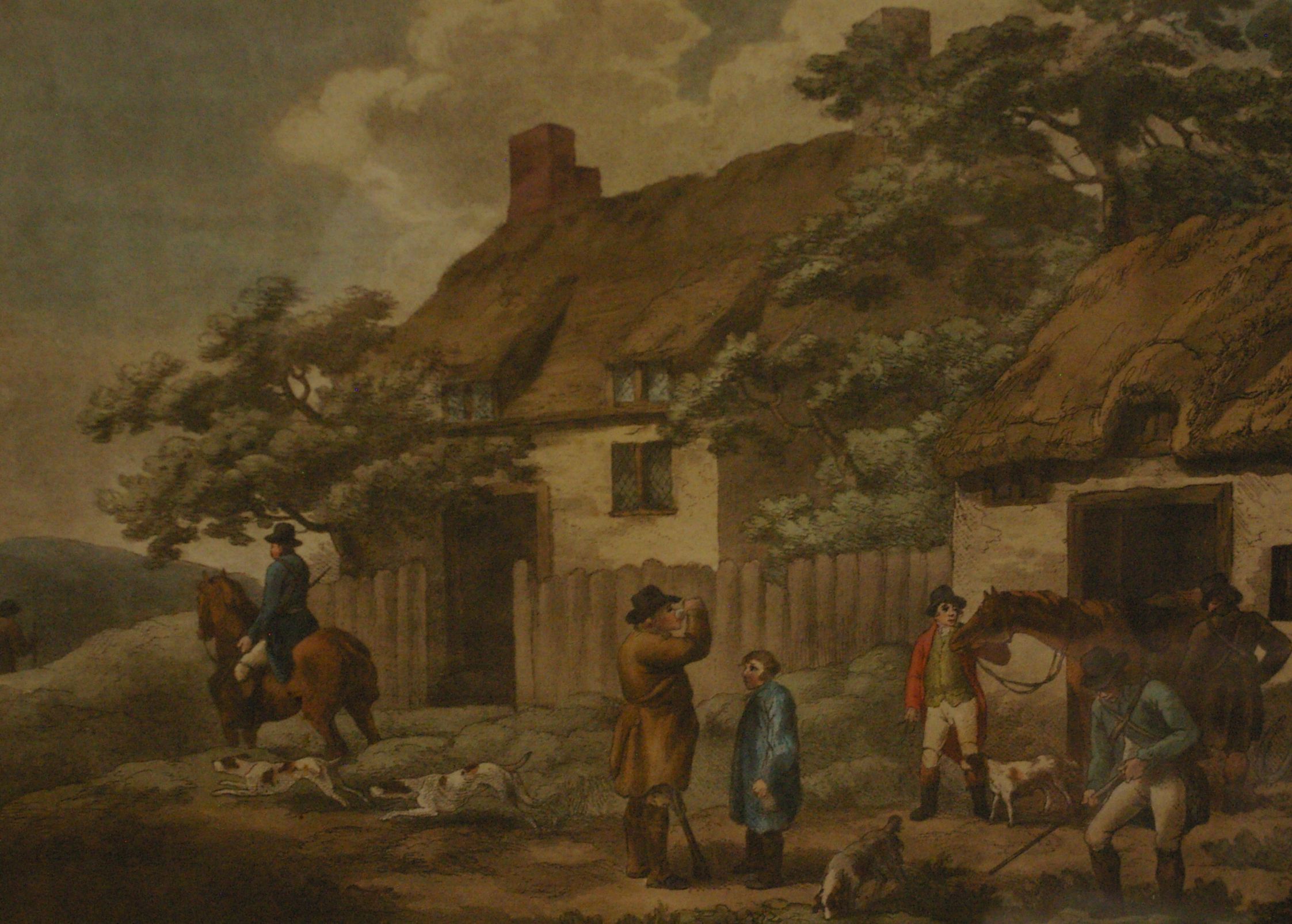 J. R. Smith after George Morland'The Horse Feeder'Mezzotint Published in London 179943 x 32cm