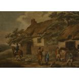 J. R. Smith after George Morland'The Horse Feeder'Mezzotint Published in London 179943 x 32cm