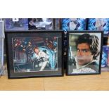 (Star Wars) A collection of signed pictures in frames - from Episode IV, episode V and episode VI to