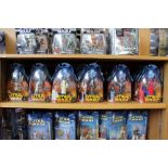 (Star Wars) Revenge of the Sith figures, thirty-five in total, Hasbro, all boxed and unopened.