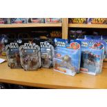 (Star Wars) Attack of the Clones - Spider Droid, Nexu, Jango Fett (2) Darth Tyranus, Anakin