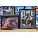 (Star Wars) A collection of signed pictures in frames, to include Frank Oz as Yoda, Anthony