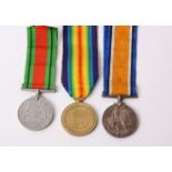 Two First World War medals: a 1914-19 medal and George medal to 115575 GNR J. Barton RA.; together