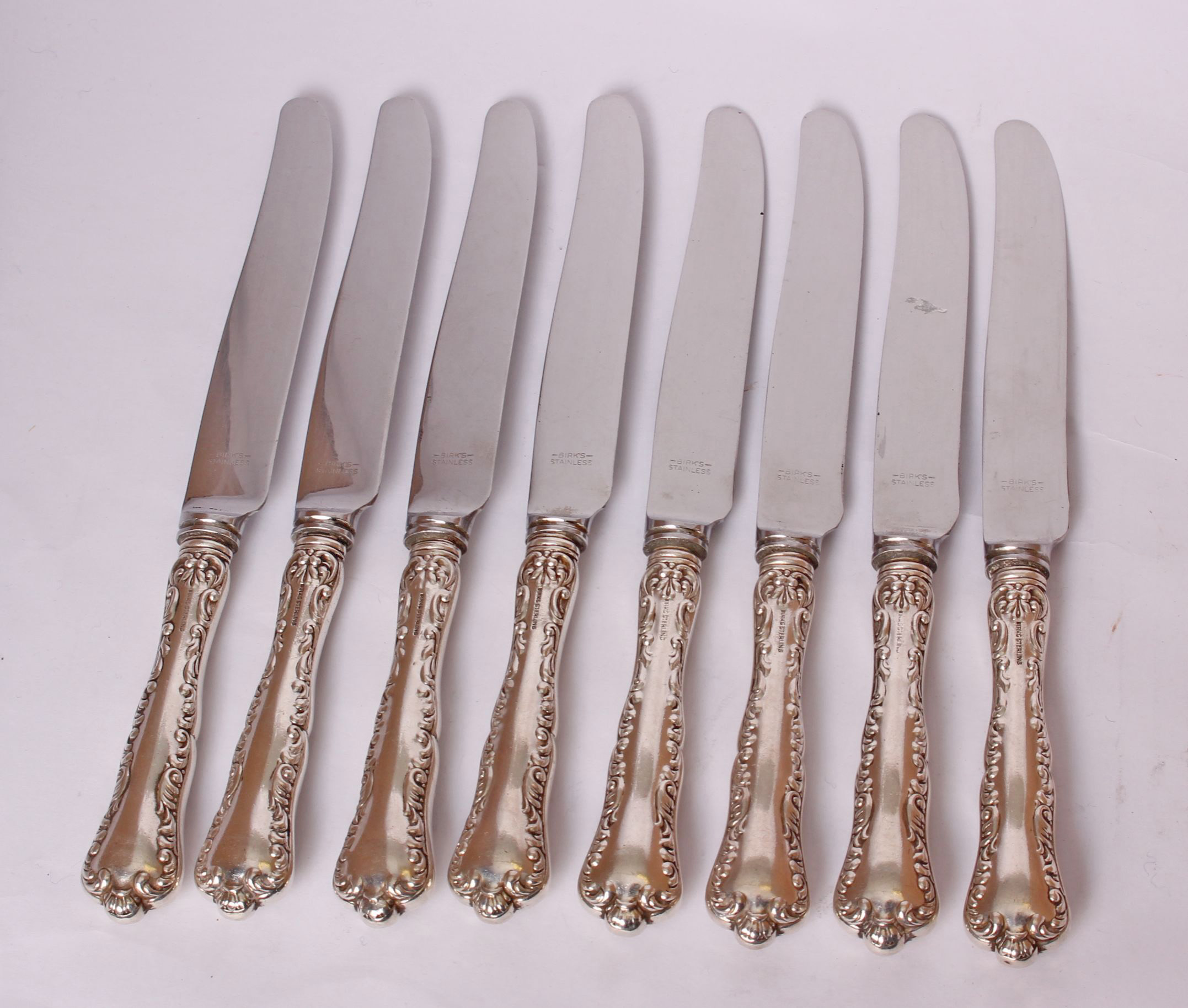 A near complete canteen of Birks (Canada) sterling silver, to include eight silver handled dinner - Image 4 of 4