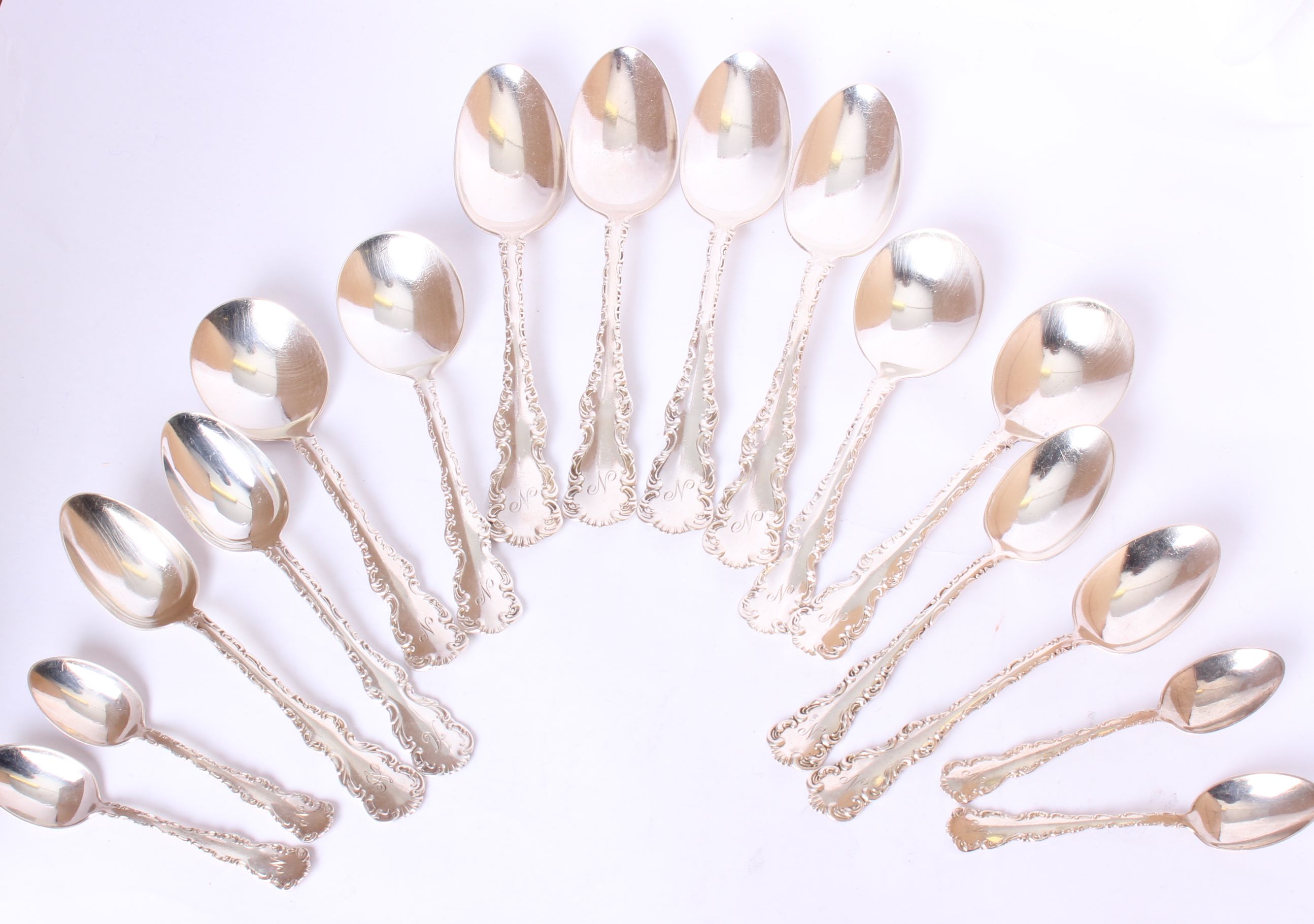 A near complete canteen of Birks (Canada) sterling silver, to include eight silver handled dinner - Image 2 of 4