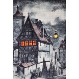 Horst Rosemann (German, b.1927)Rothenburg Etching in coloursSigned and titled in pencil26.5 x 21cm