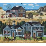 Charles Wysocki (American, 1928-2002)Chatham Oyster Co.Limited edition lithograph, numbered 2534/