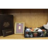 A Franklin Mint folio 'The Art Treasures of Ancient Greece' containing a full set of 24k gold on