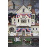 Charles Wysocki (American, 1928-2002)Grocery StoreLimited edition lithograph, numbered 1165/1500