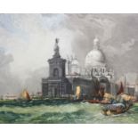 Douglas Ian Smart (1879-1970) Santa Maria della Salute, Venicec. 1921MezzotintSigned in pencil lower