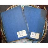WASHINGTON IRVING BISHOP, two folders containing photocopied English American cuttings from