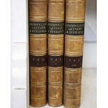 CARLYLE (Thomas) Oliver Cromwell's Letters and Speeches, Vols. 1-3, with engraving by Francis Hall