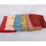 A quantity of early 19th Century to mid 20th Century Orlando Projetti Italian silk brocade, woven