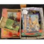 Toys. A large collection of Hornby Dublo and Triang toys, a collection of boxed matchbox cars and