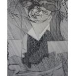 Jacques Villon (French, 1875-1963)'Figure de Femme'Etching on wove1951Signed in plate 24.5 x 19cm