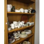 A mixed collection of ceramics to include Poole, Wedgwood coffee set and numerous other items.