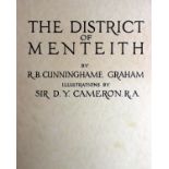 The District of Menteith - a boxed folio by R.B. Cunninghame Graham Containing an original etching