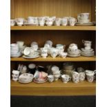 A large collection of ceramics to include a Rochester pattern part tea service and other items.