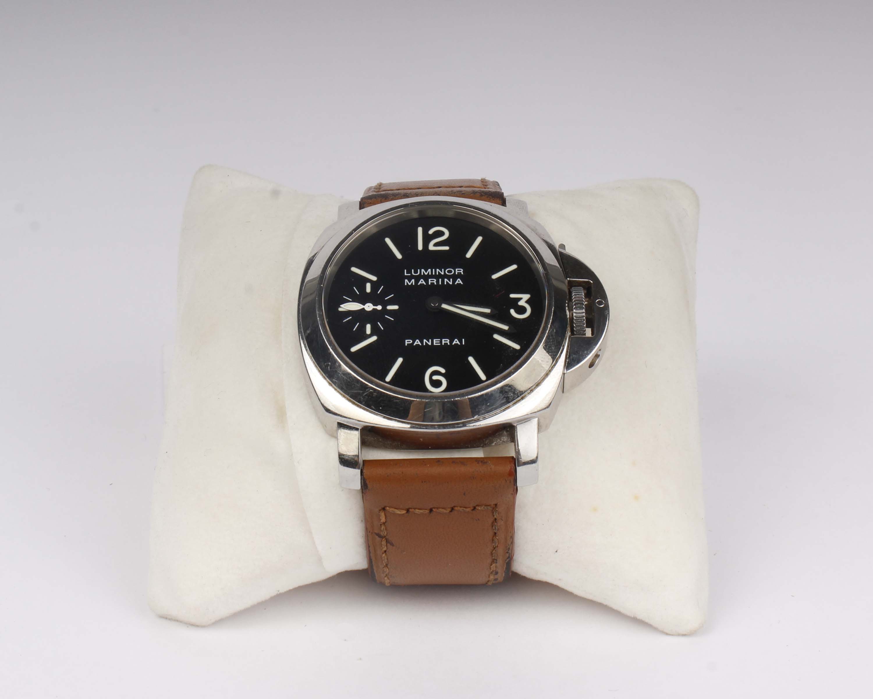 PANERAI: a Luminor 44 Marina gent's stainless steel manual wind wristwatch, ref. OP6567/BB1081807