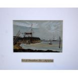 19th century English SchoolEnd of Broadstairs PierWatercolour Dated Aug 22nd 1833 Together with a