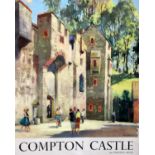 Compton Castle, near Paignton, Devon, a Western Region transport poster, 100 x 62cm, together with