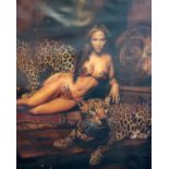 Mark Seligner. Rolling Stone cover featuring Jennifer Lopez. 34 inches by 26 inches. Alongwith,