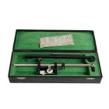 Militaria. A boxed World War II German Vernier. Gebr.Wiohmann with calibrating instructions.