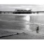 20th century British SchoolFigure by the PierPhotograph 21 x 30cmTogether with another (2)