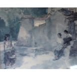 William Russell Flint (Scottish, 1880-1969)Passer by ViannePrintSigned lower right23 x 33cm Together