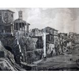 After Luigi Rossini (Italian, 1790-1857)Cloaca Maxima te RomePrintc. 182341 x 65cm