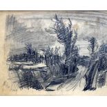 Milton Avery (American, 1885-1965)Wooded LandscapeSketchSigned in pencil lower left9.5 x