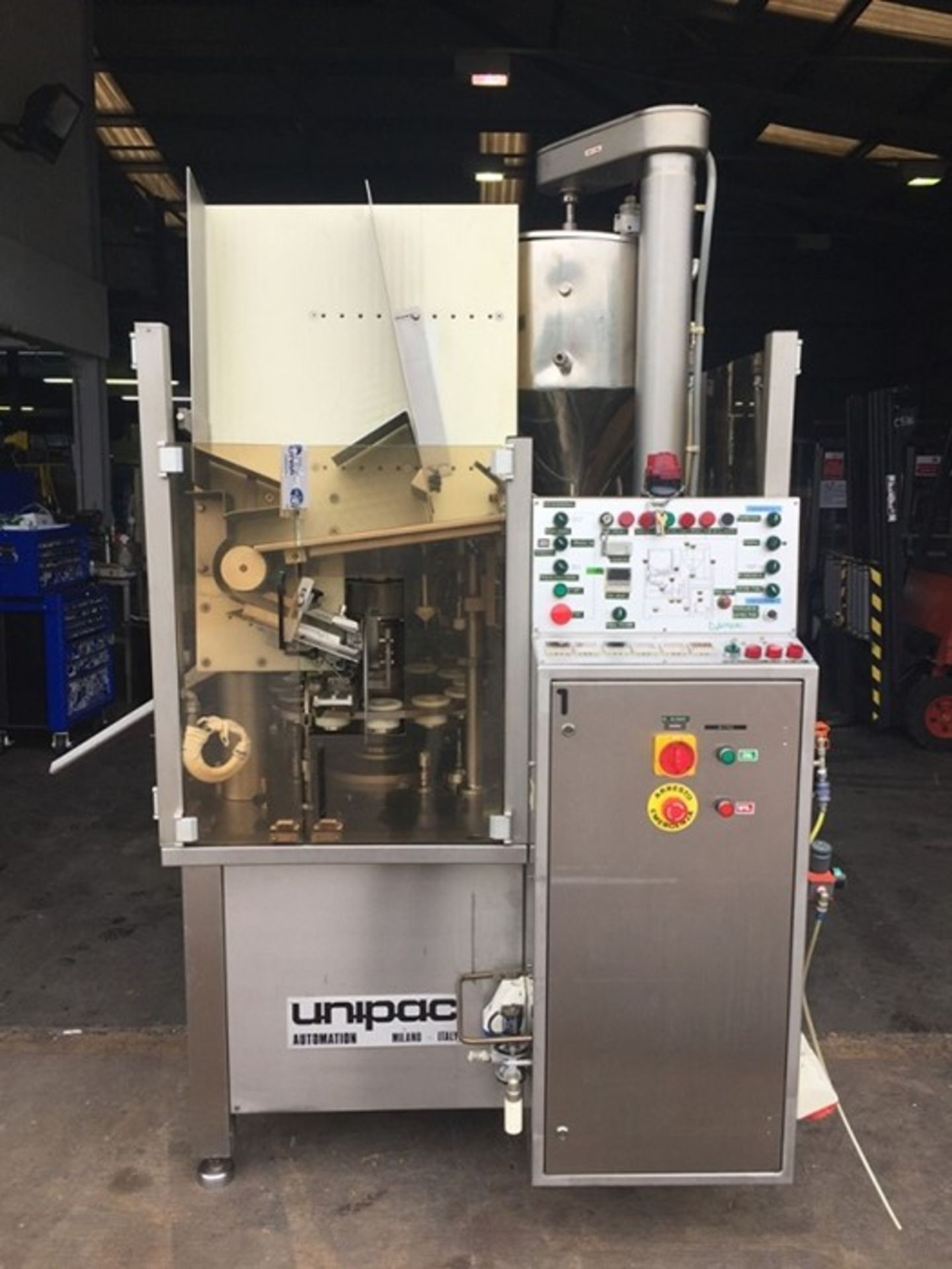 Romaco Unipac 90 combined plastic and metal tube f - Image 2 of 22