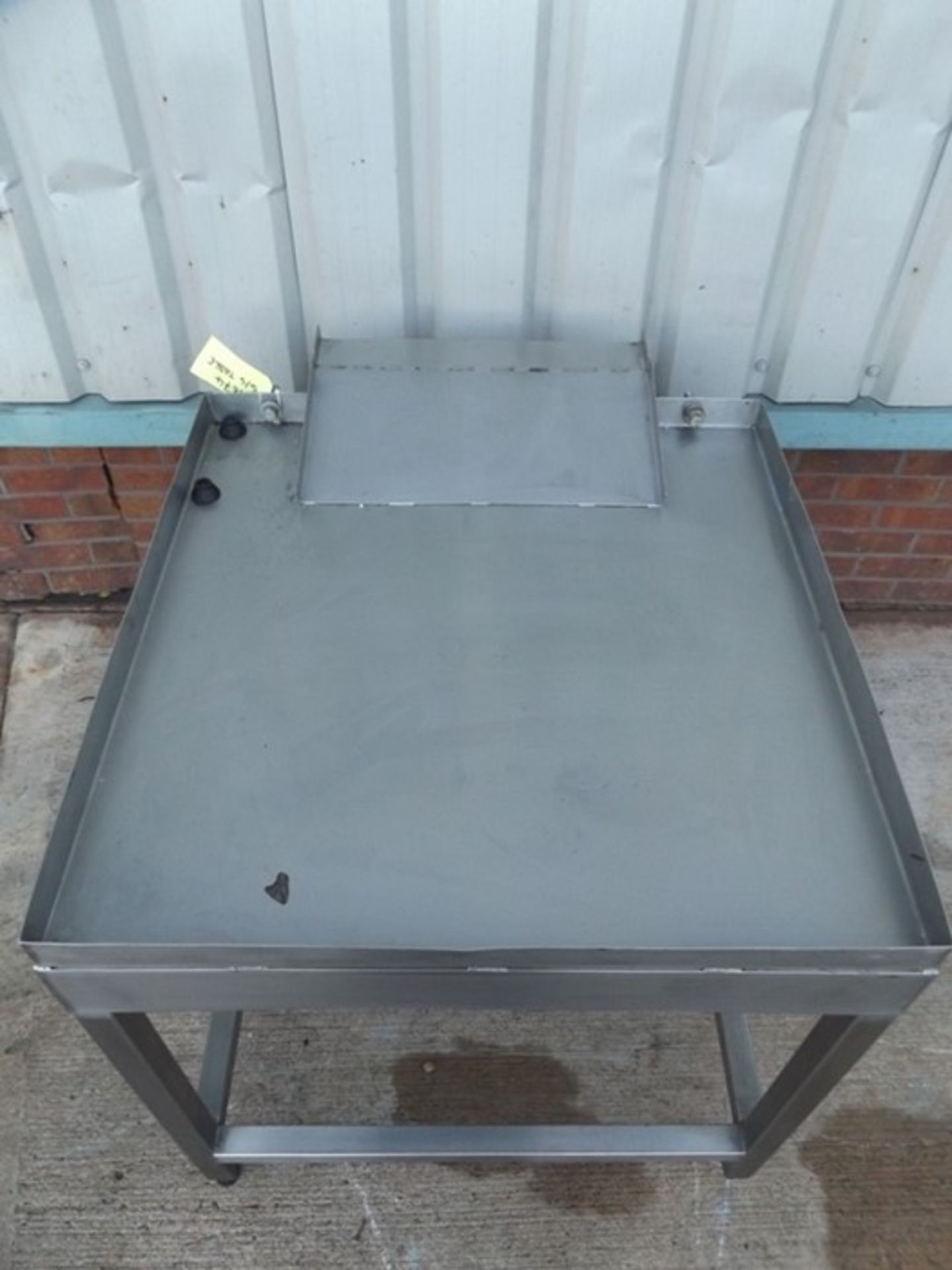 Fully Stainless Steel frame table. Fixed on/off ra - Bild 4 aus 4