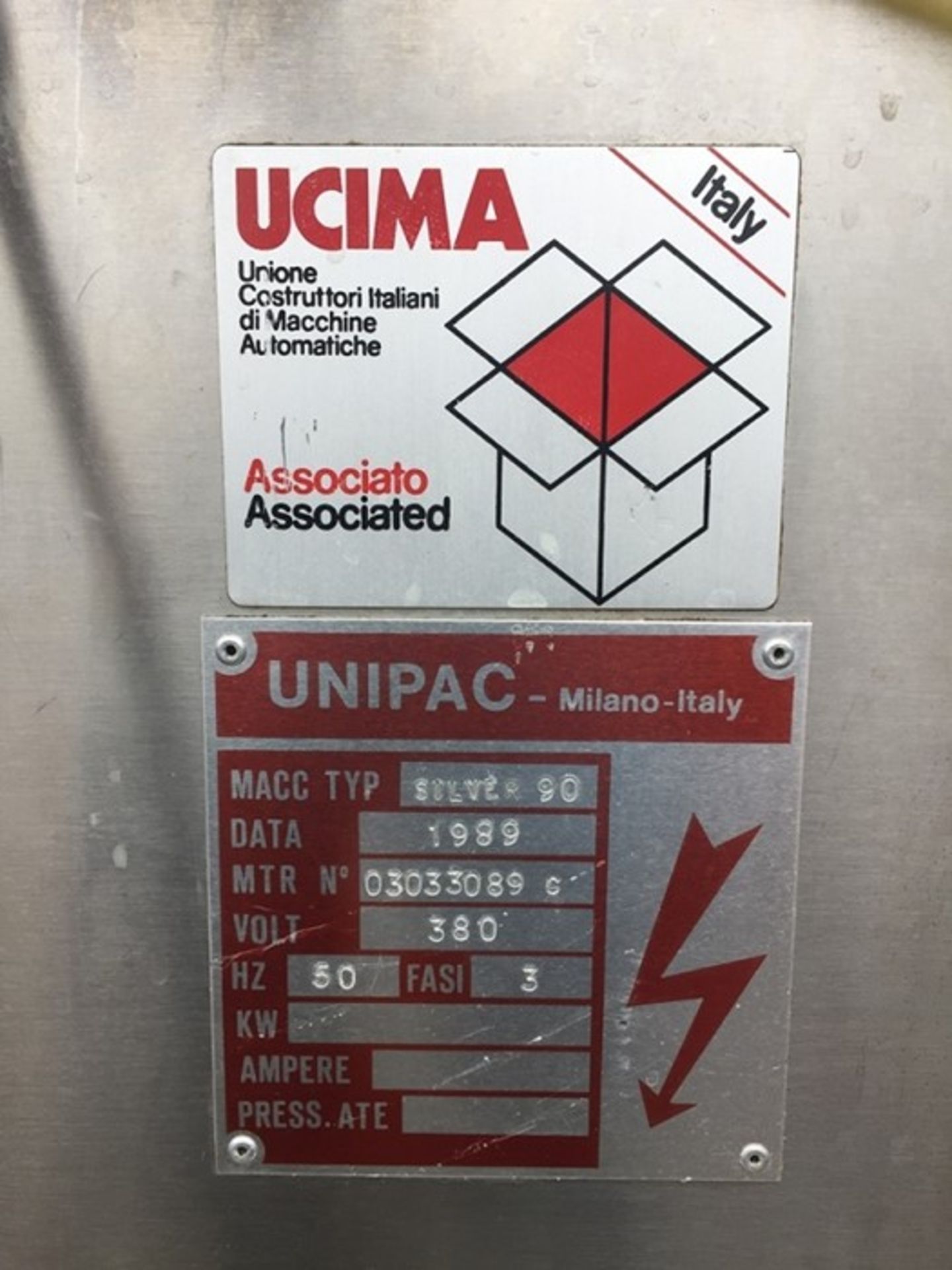 Romaco Unipac 90 combined plastic and metal tube f - Image 18 of 22