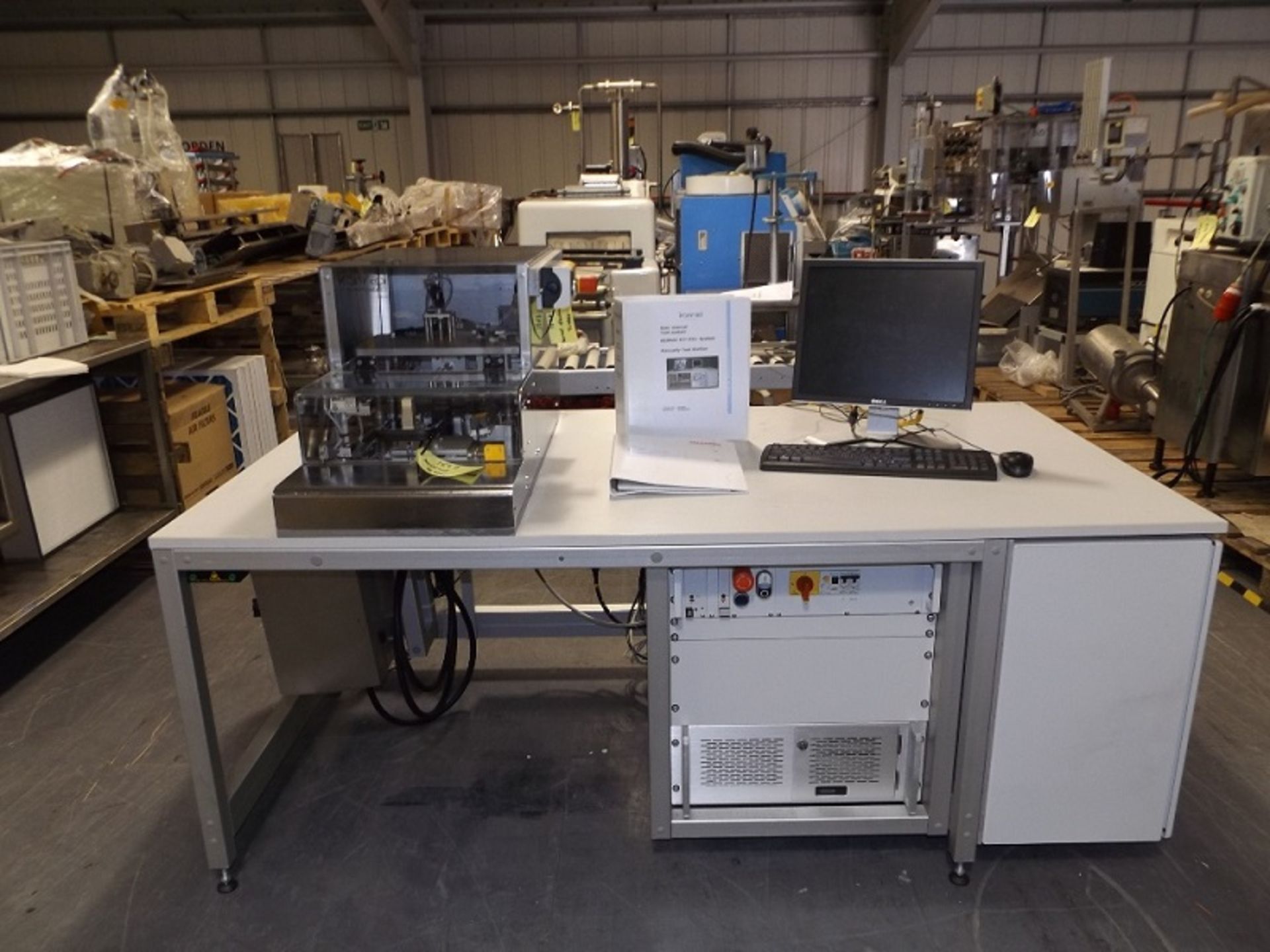 Konrad electronics testing station for ultrasonic