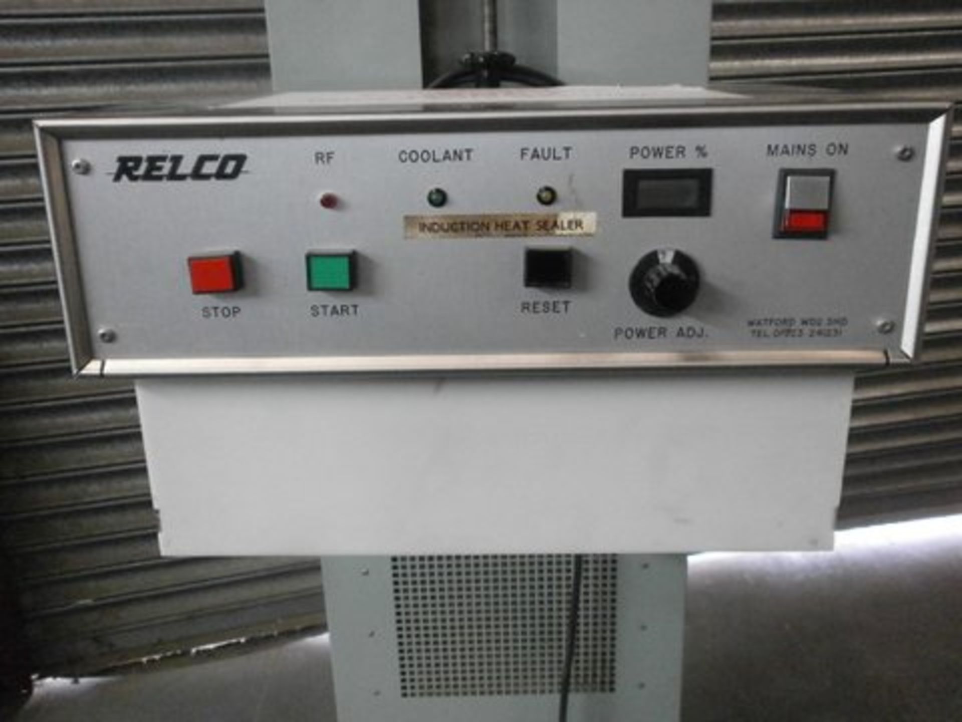 Relco Induction Sealer MICS 1.4. Located in Corby - Image 3 of 9