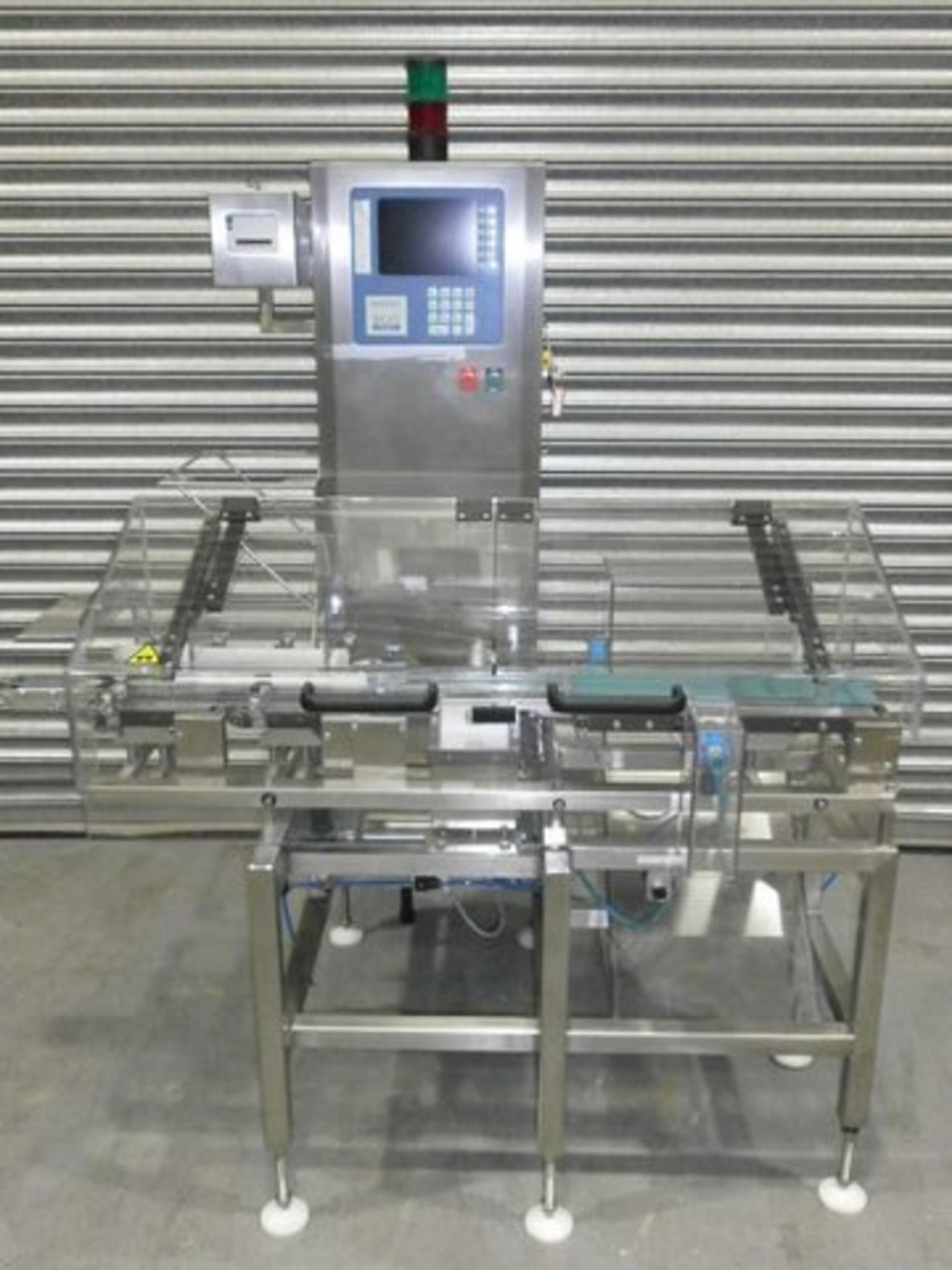 Best check weigher model 500, Infeed 8 x 15mm wide