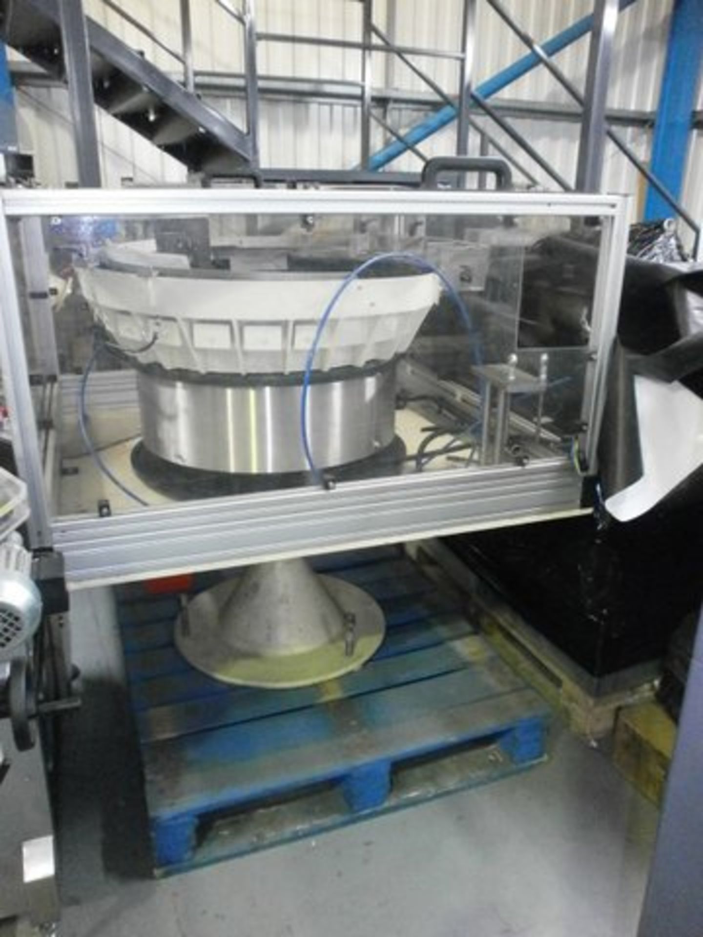 Vibratory Bowl with Controller. Located in Corby