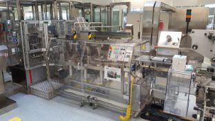 Romaco Promatic P150 Fully Automatic Horizontal Intermittent Cartoning Machine