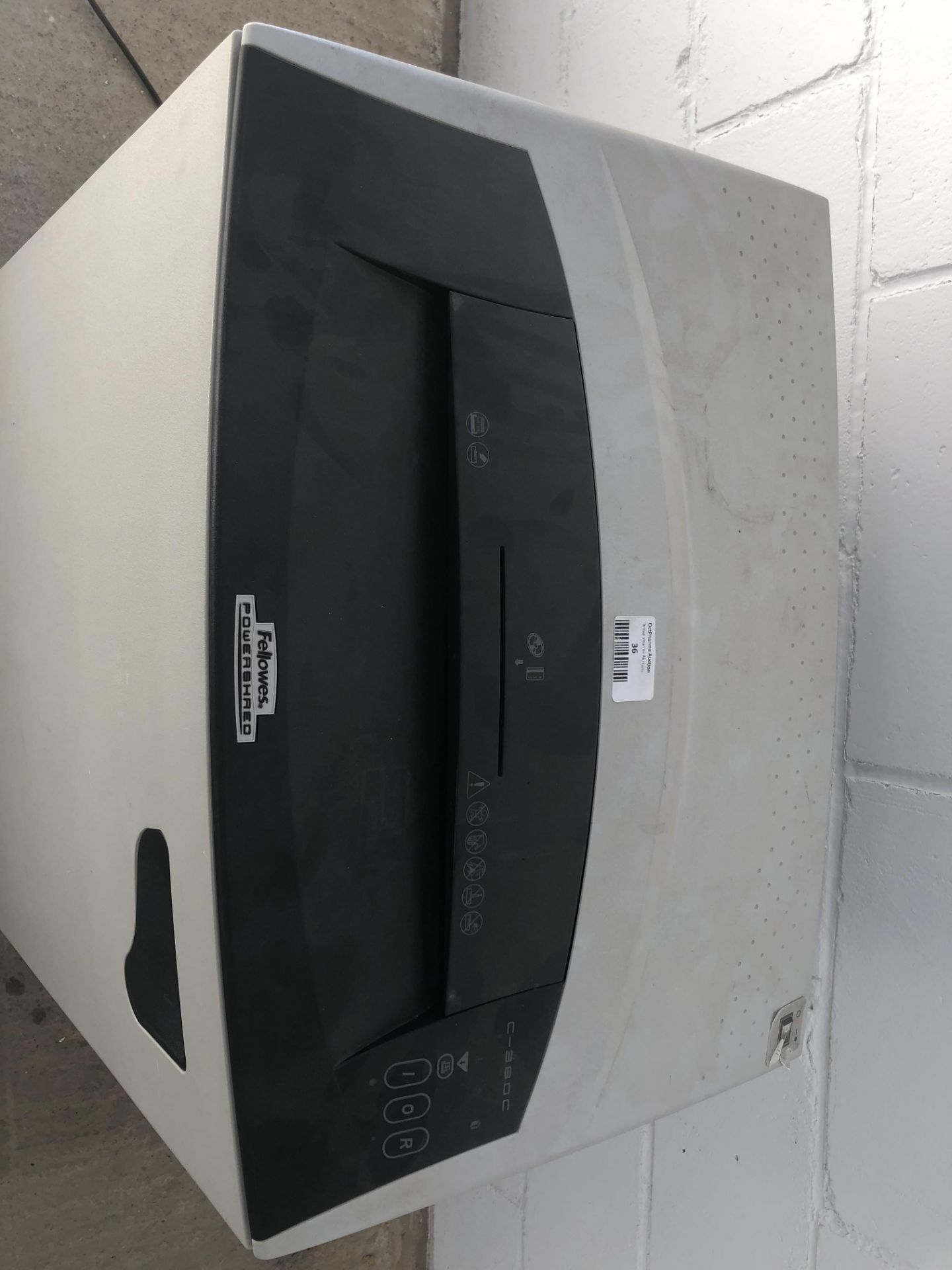 Fellowes Powershredder C-380C *CRC38385-73* - Image 4 of 4