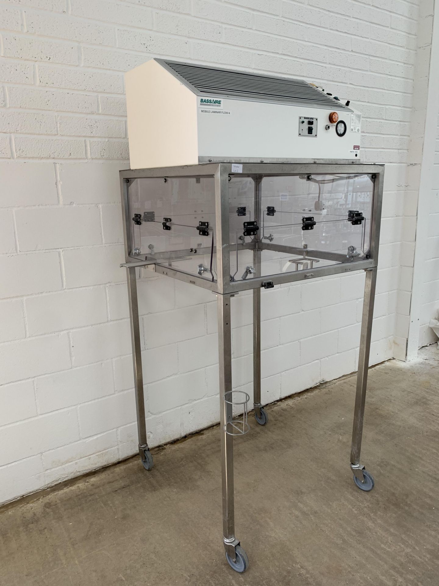 Bassaire SPH RIG 13771/53646 Portable Mobile Laminar Unit - Image 3 of 5