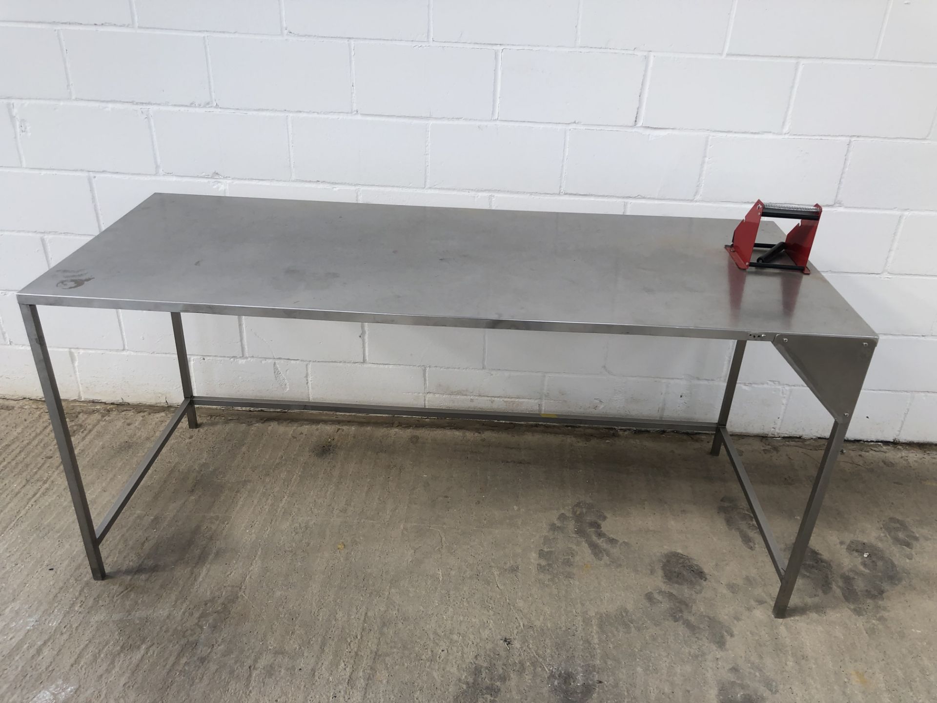 Stainless Steel Work Bench (Dims 200 cm x 80 cm x 91cm)